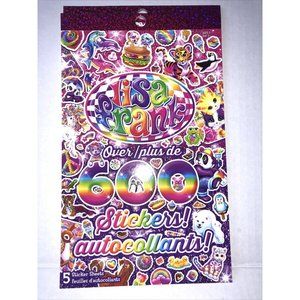Brand New Lisa Frank Sticker Book 600+ Stickers